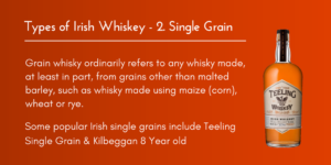 TWITTER IRISH WHISKEY TYPES NO.1 SINGLE GRAIN